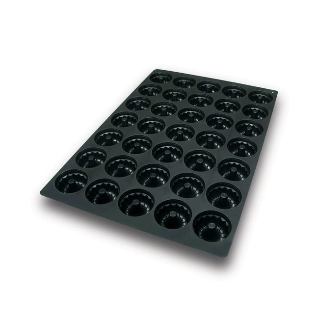 Black Silicone 35 Cavities Mid Gugelhopf Mold