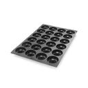 Black Silicone 24 Cavities Donut Mold