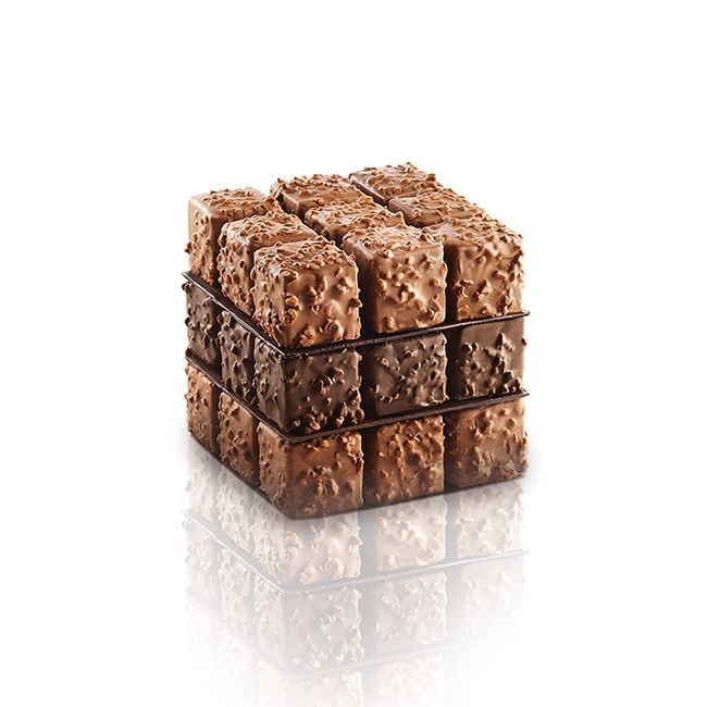 Silikomart Siliconflex Alimentary Silicone 40 Cavities Cube Mold, 0.94 In Length X 0.94 In Width X 0.94 In Height