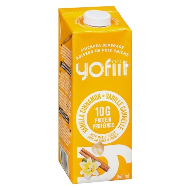 High Protein Vanilla Cinnamon Chickpea Beverage