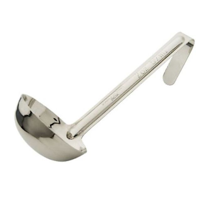 Winco Ldi-20sh Stainless Steel One Piece Ladle With 6 In Handle, 2oz Capacity