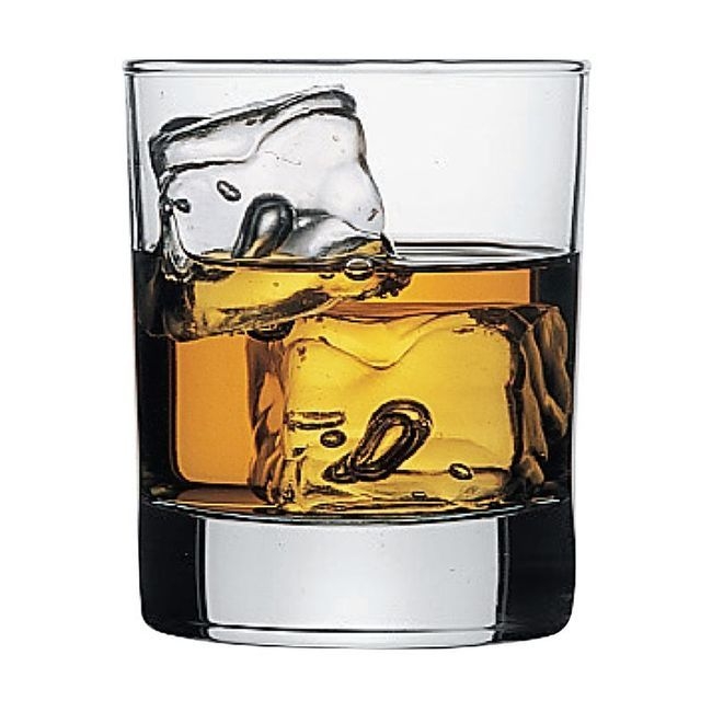 Side Heavy Sham Rocks Glass