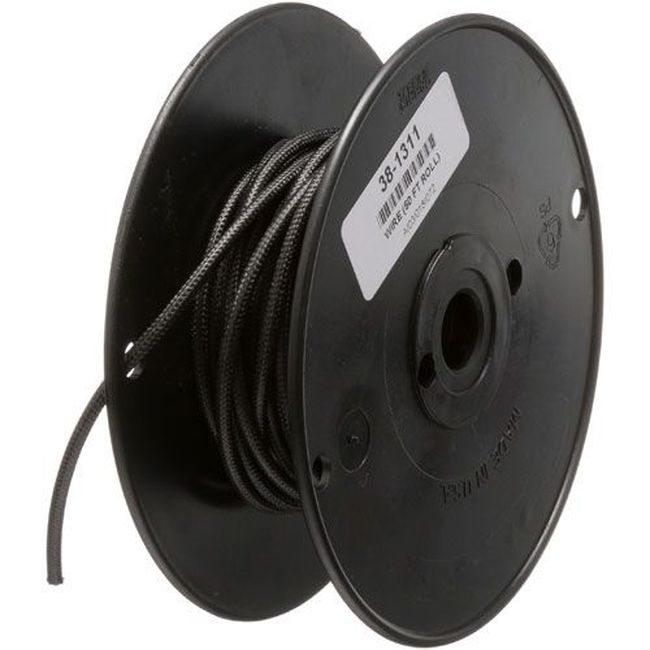 ALL381311 12 Gauge Black High Temperature, 50 ft Roll