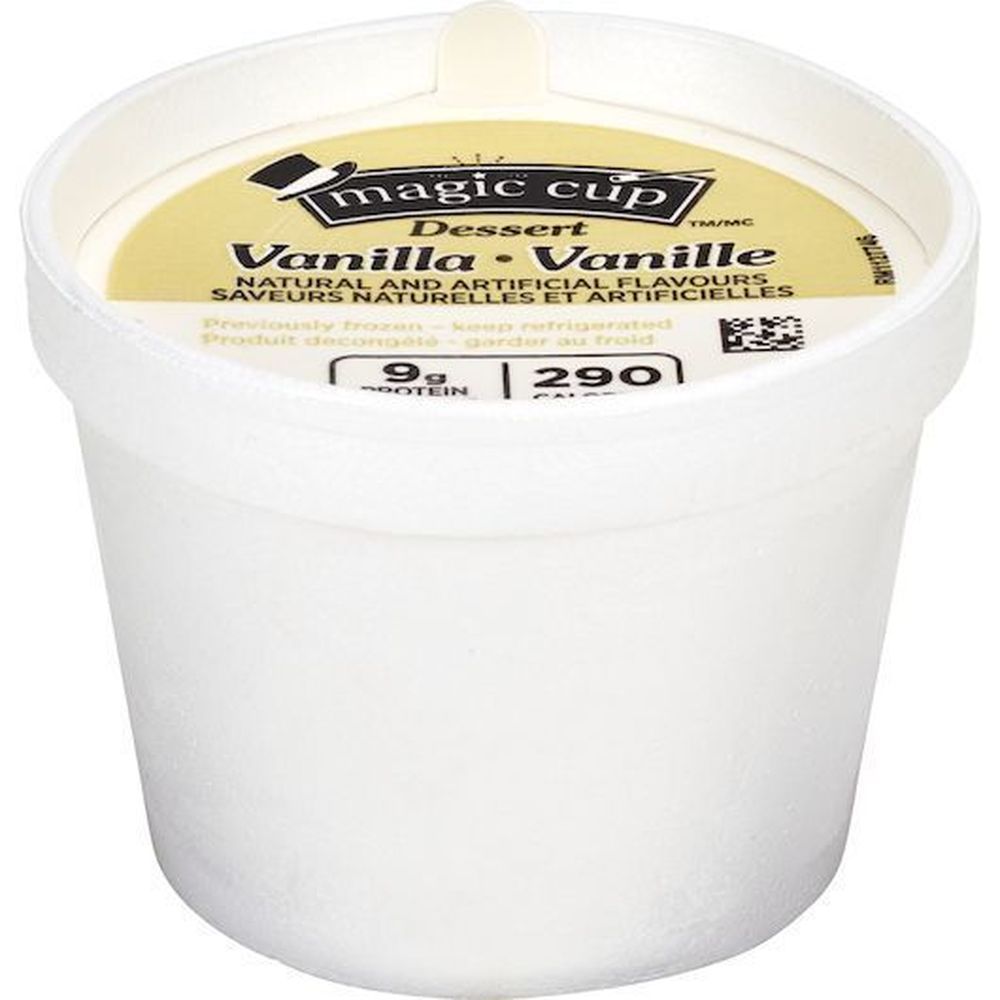Magic Cup Dessert À La Vanille 118 Ml, Boîte De 48