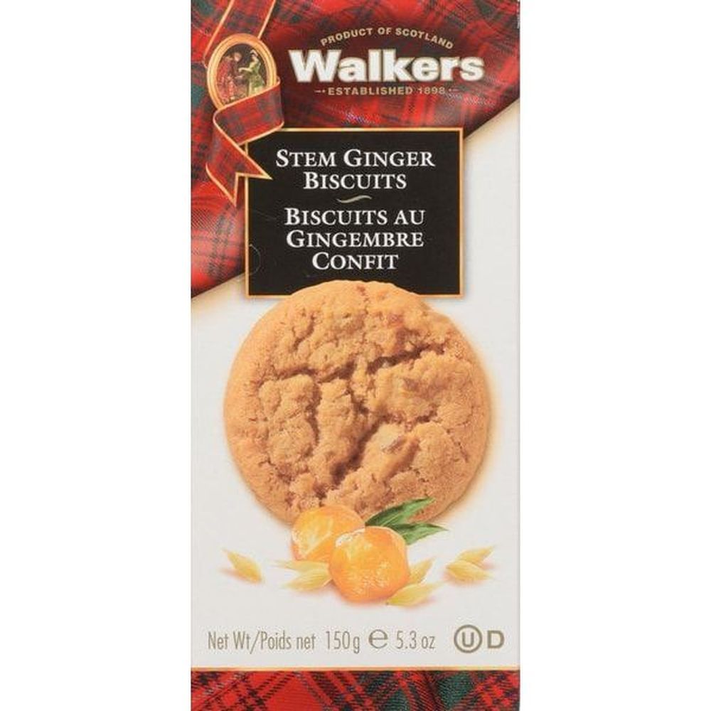 Walkers Stem Ginger Biscuits, 150 G -- 12 Per Case