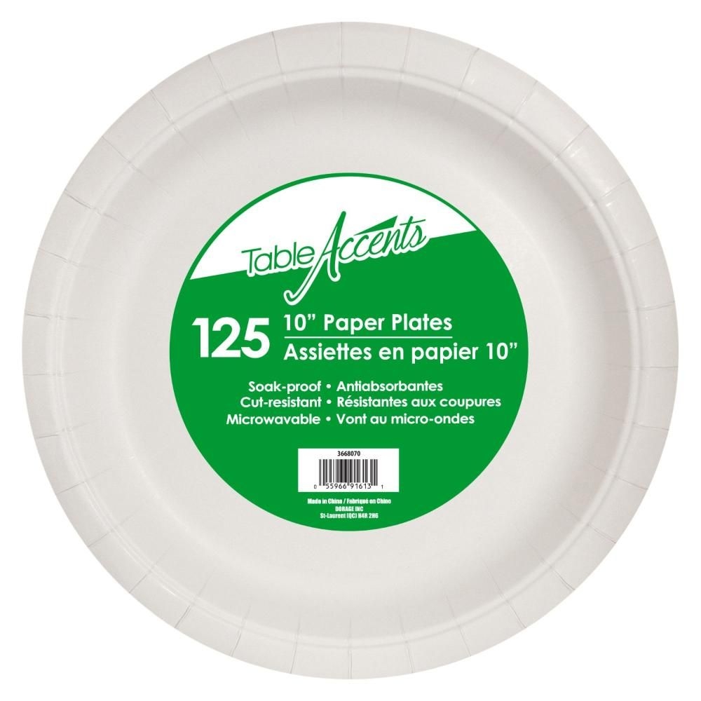 10 in Soak Proof Paper Plate